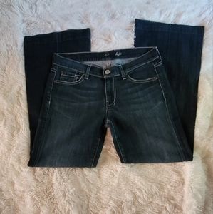 7 for All Mankind Dojo Wide Leg Sz 29 W 32 L 28 R 8